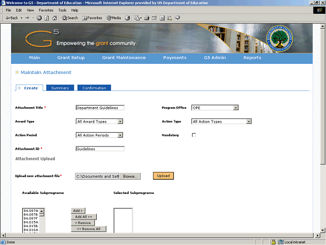 Screen image of this step