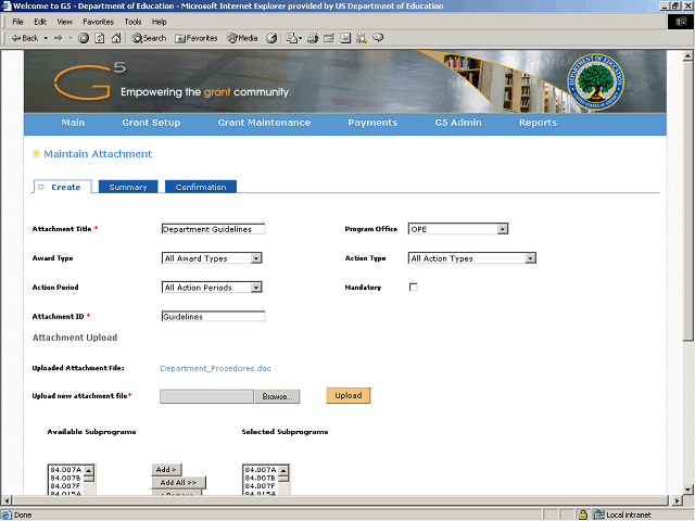 Screen image of this step
