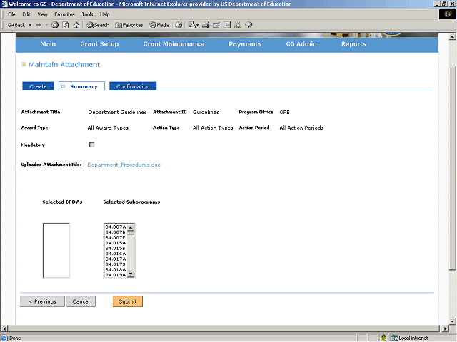 Screen image of this step