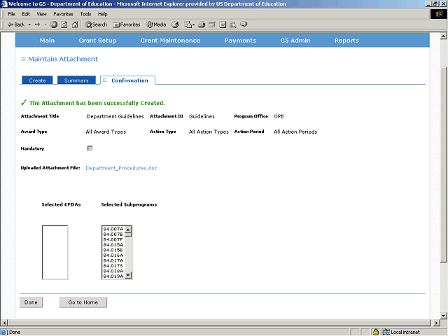 Screen image of this step