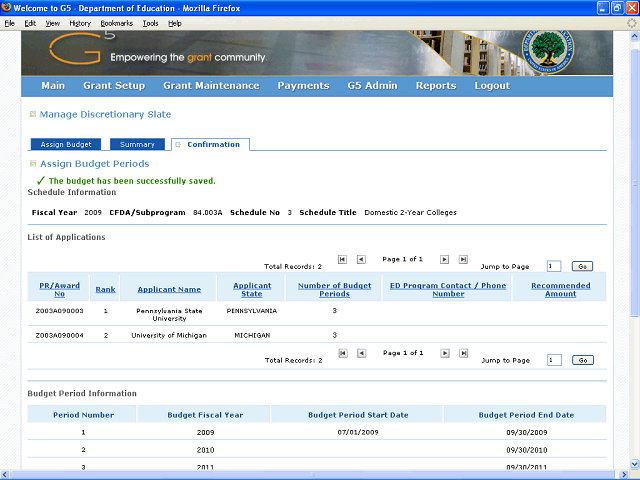 Screen image of this step