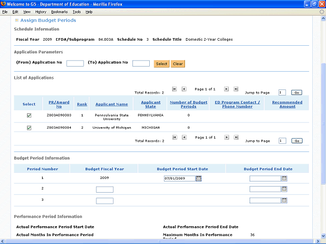 Screen image of this step