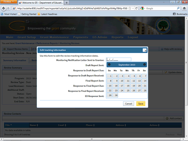Screen image of this step