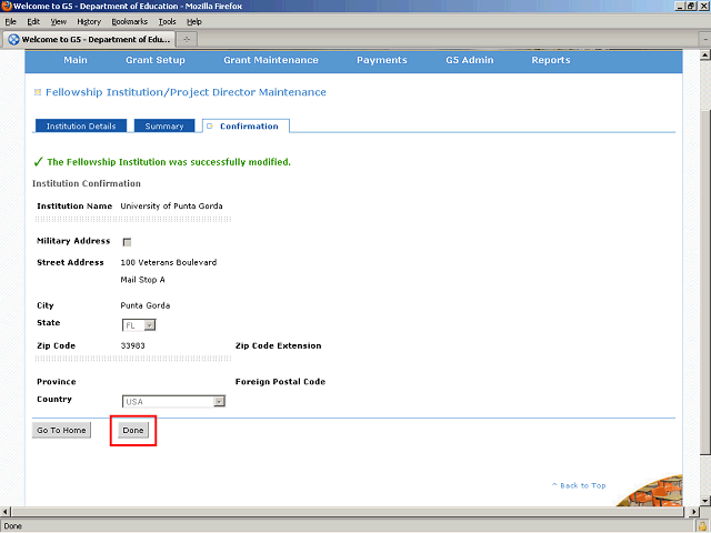Screen image of this step