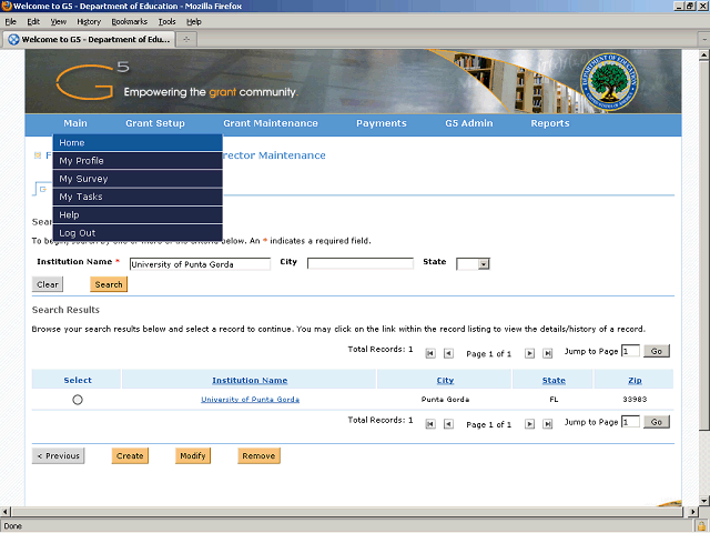Screen image of this step