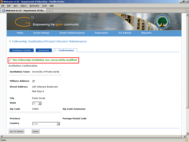 Screen image of this step