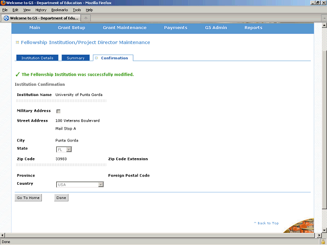 Screen image of this step