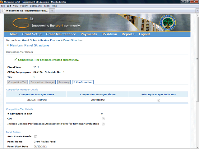 Screen image of this step