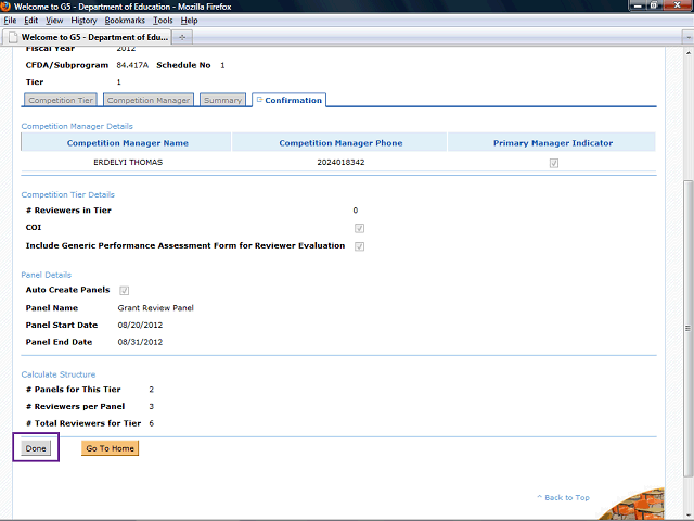 Screen image of this step