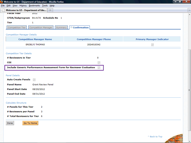 Screen image of this step