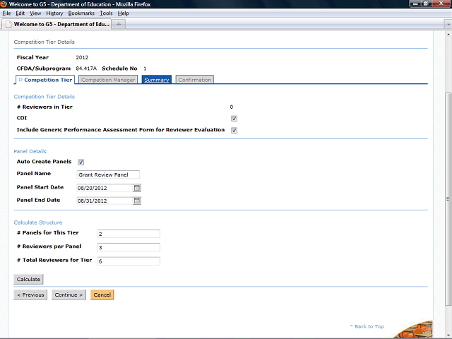 Screen image of this step