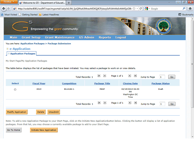 Screen image of this step