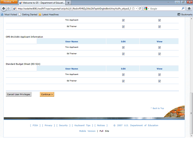 Screen image of this step