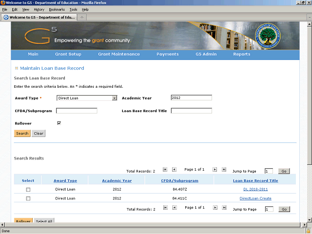Screen image of this step