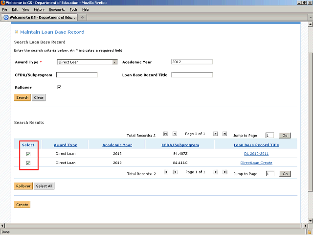 Screen image of this step
