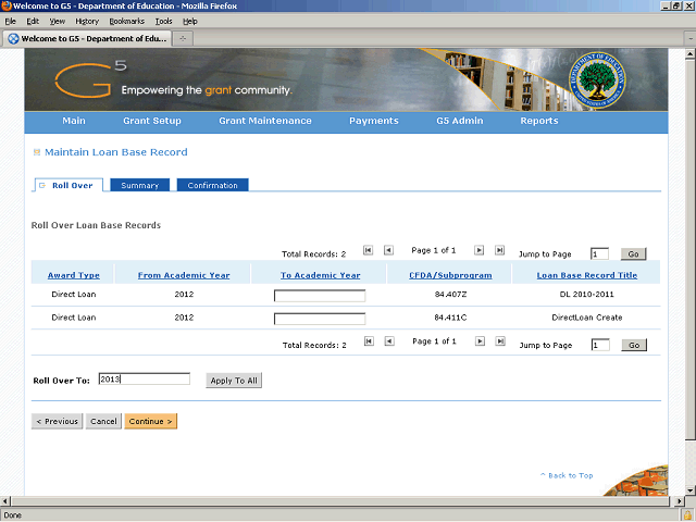 Screen image of this step
