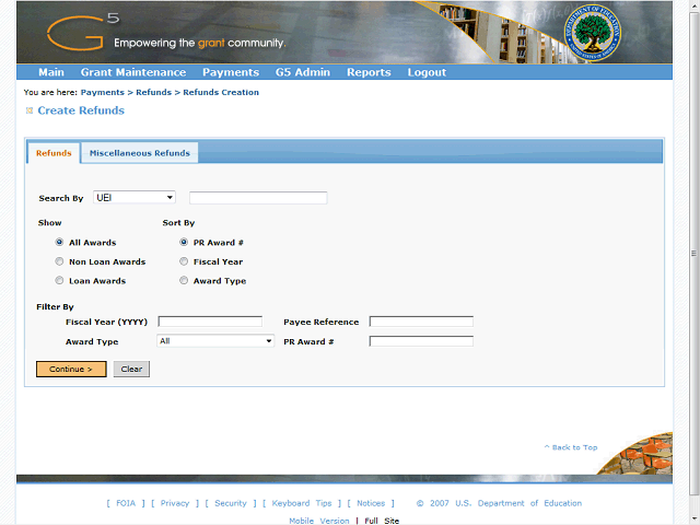 Screen image of this step