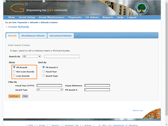 Screen image of this step