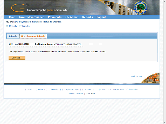 Screen image of this step