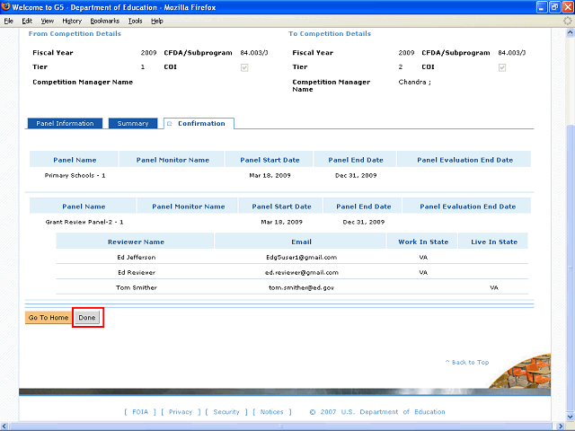 Screen image of this step