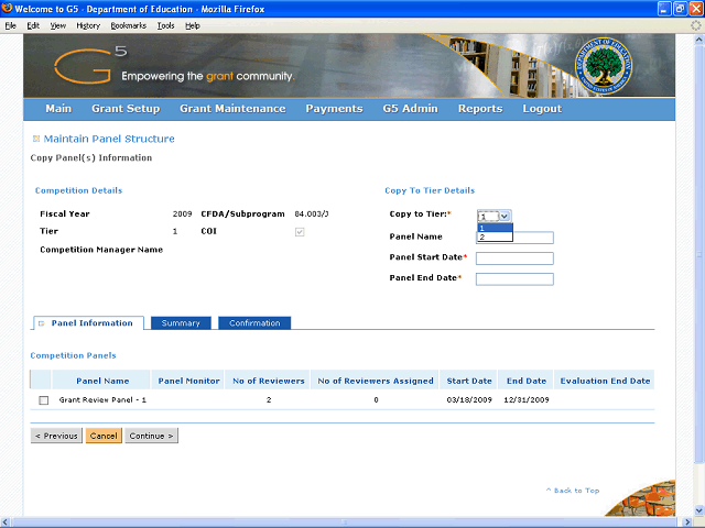 Screen image of this step