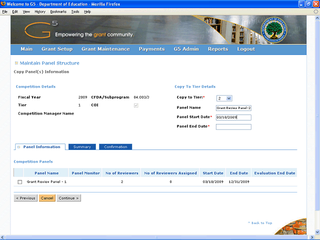 Screen image of this step