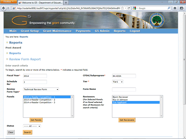 Screen image of this step