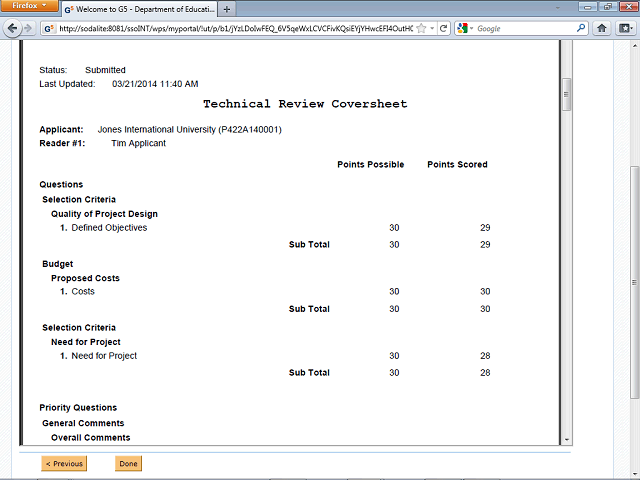 Screen image of this step