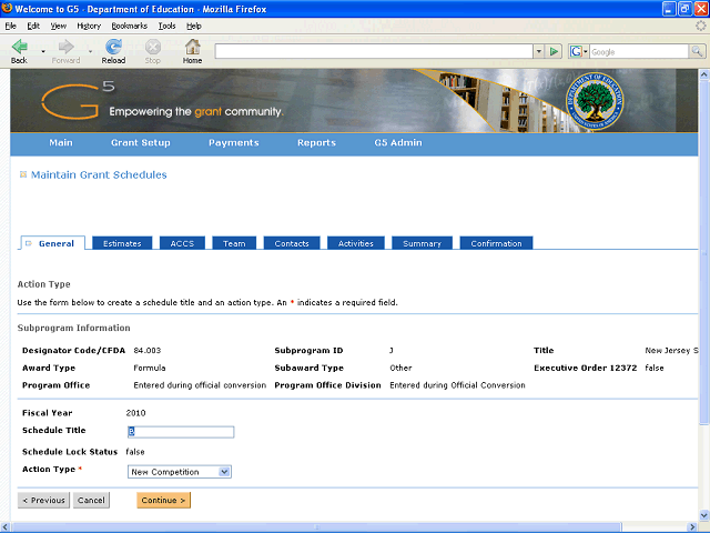 Screen image of this step