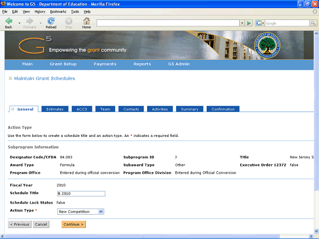 Screen image of this step