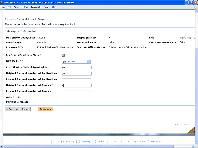 Screen image of this step