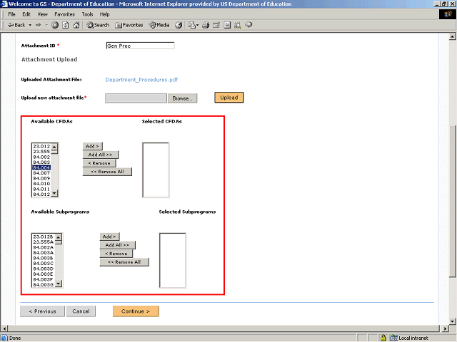 Screen image of this step
