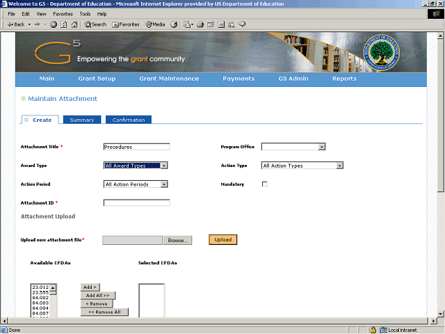 Screen image of this step