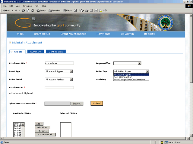 Screen image of this step
