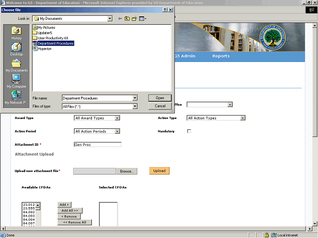 Screen image of this step