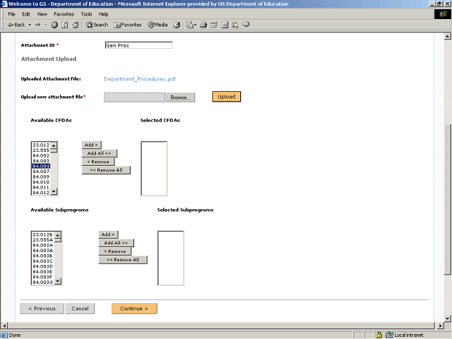 Screen image of this step