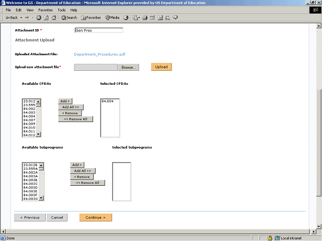 Screen image of this step