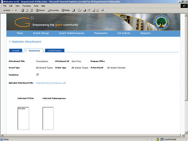 Screen image of this step