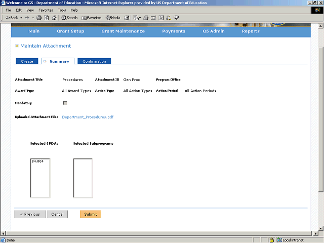 Screen image of this step