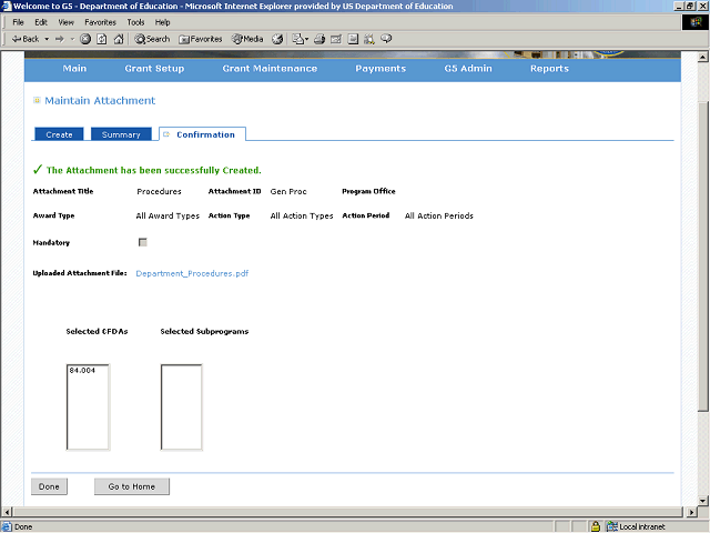 Screen image of this step