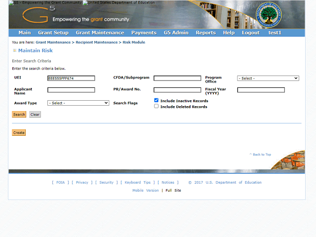Screen image of this step