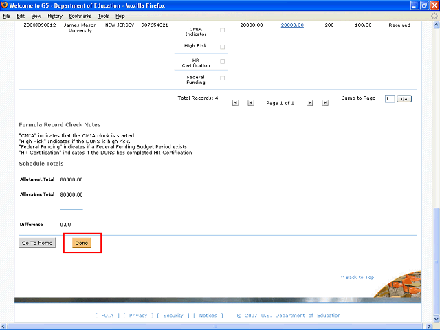 Screen image of this step