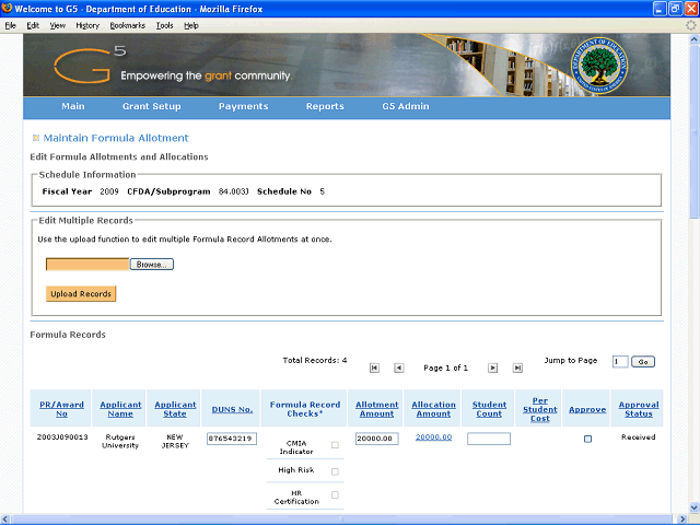 Screen image of this step