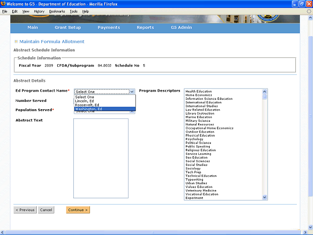 Screen image of this step