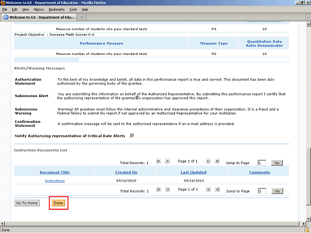 Screen image of this step