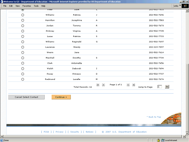 Screen image of this step