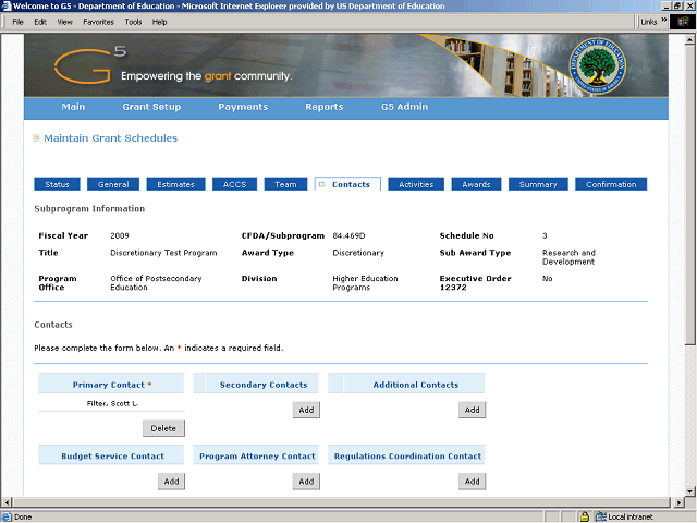 Screen image of this step