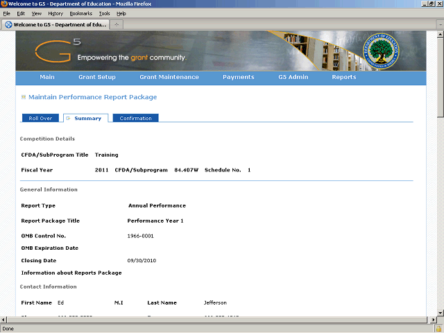 Screen image of this step