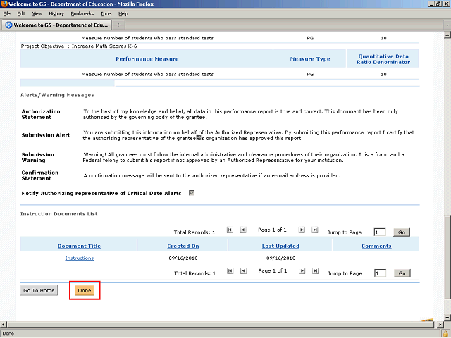 Screen image of this step
