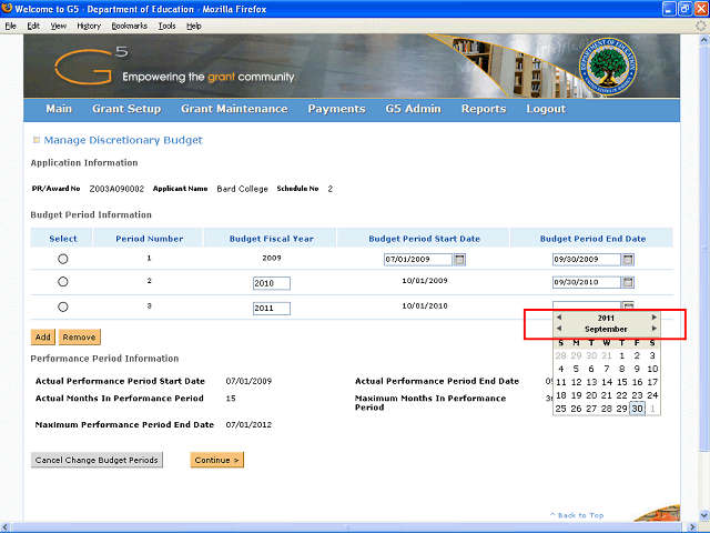 Screen image of this step